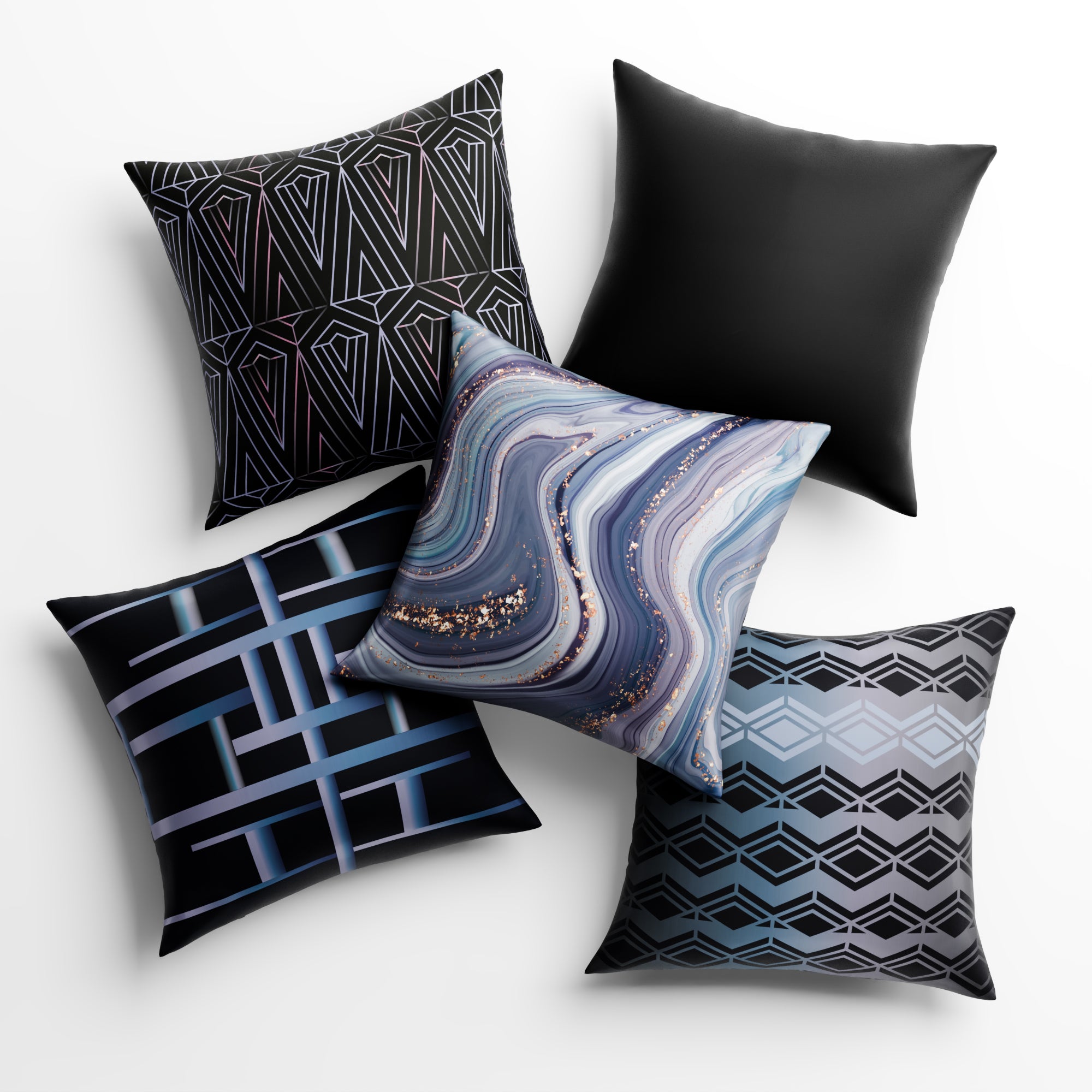 Ophelia’s Serenade Cushion Cover 5 Pc Set