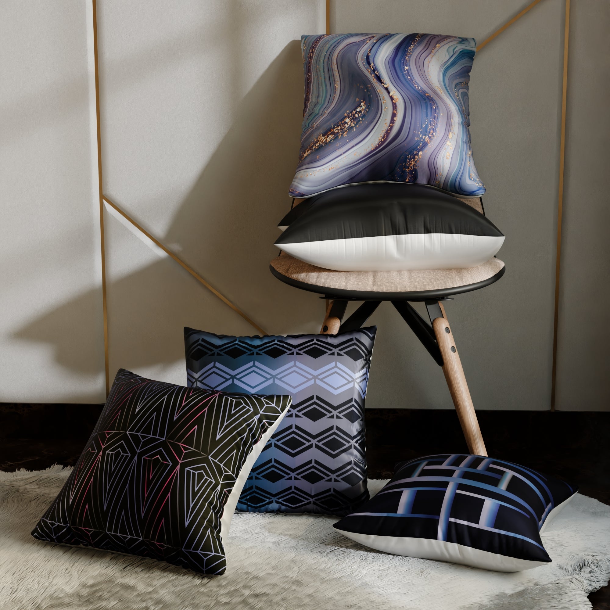 Ophelia’s Serenade Cushion Cover 5 Pc Set