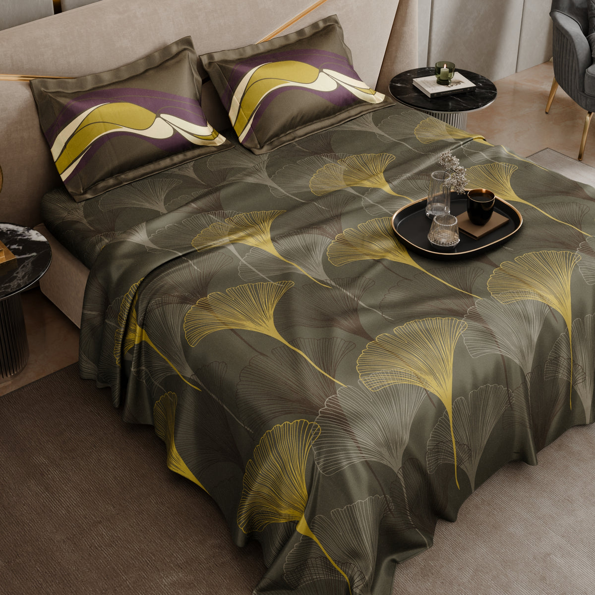 The Mahogany Ballroom Tencel™ Bedsheet Set
