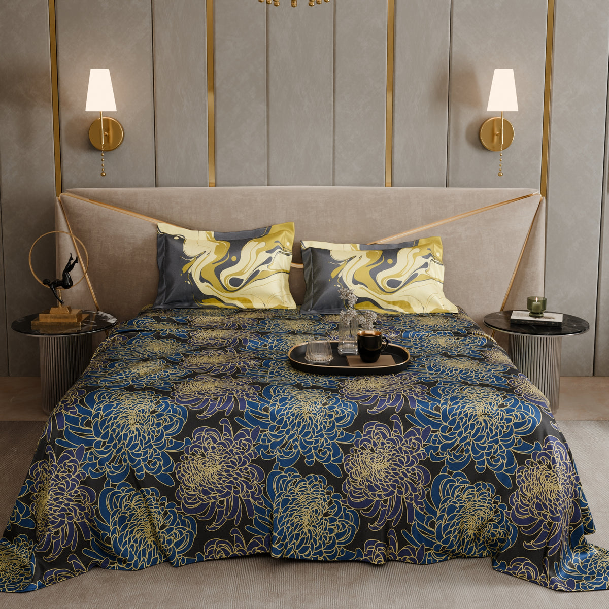 The Sapphire Gallerie Tencel™ Bedsheet Set