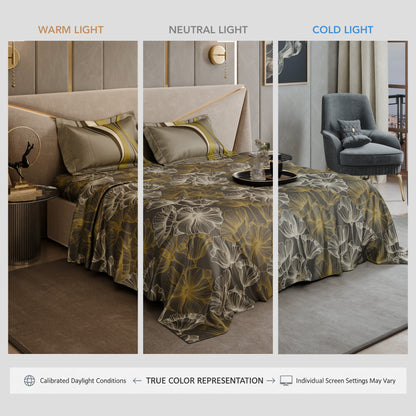 The Amber Courtyard Tencel™ Bedsheet Set