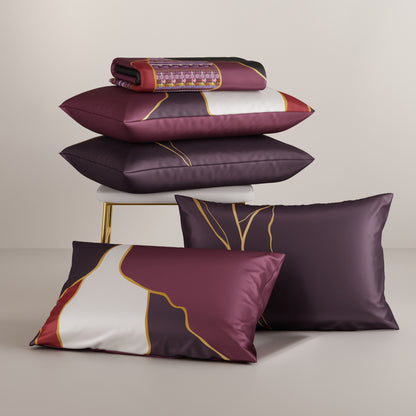 Ruby Rhapsody Enriched Cotton Bedsheet Set