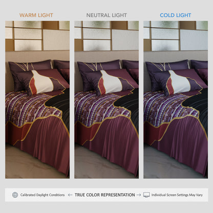 Ruby Rhapsody Bedsheet Set
