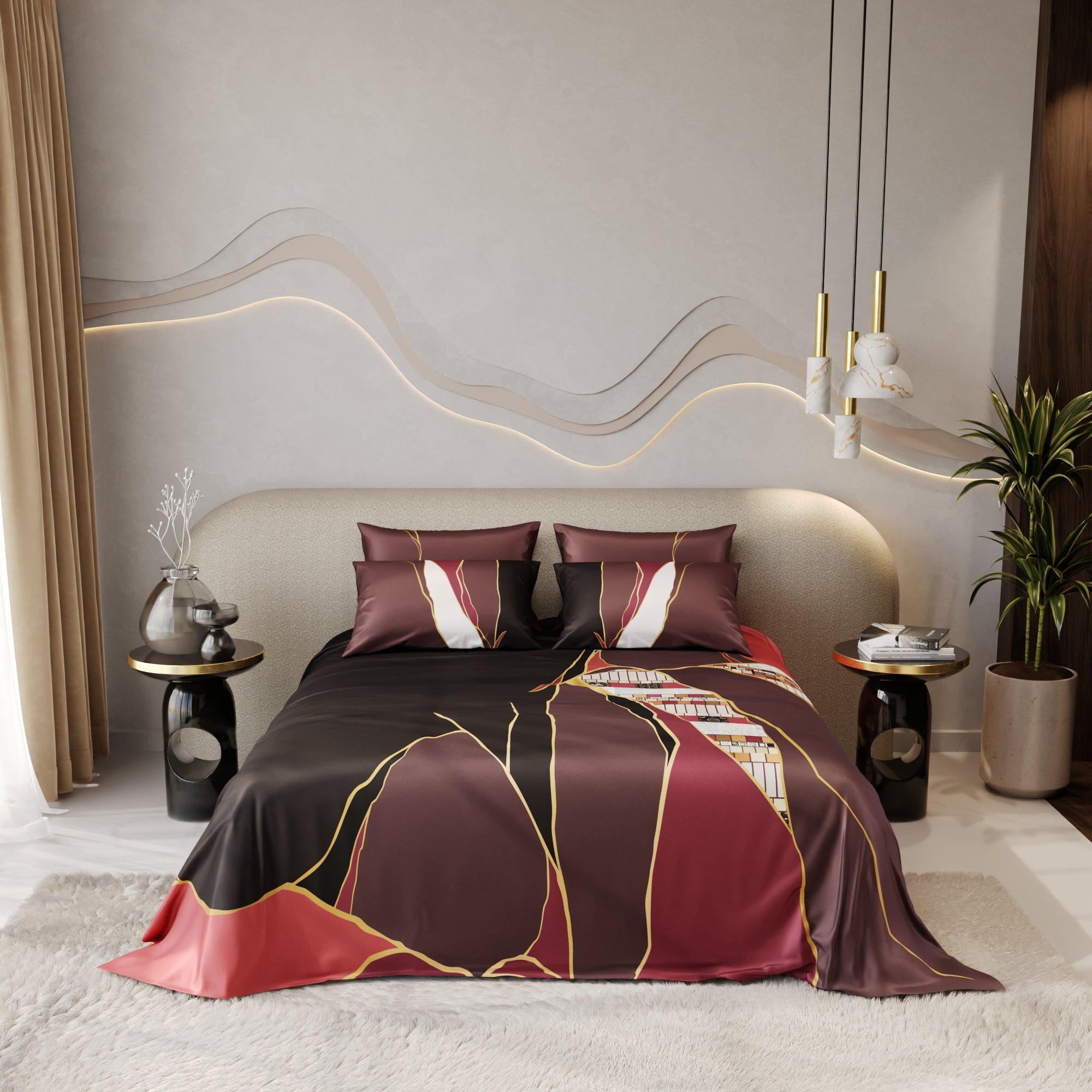 Amber Veil Bedsheet Set