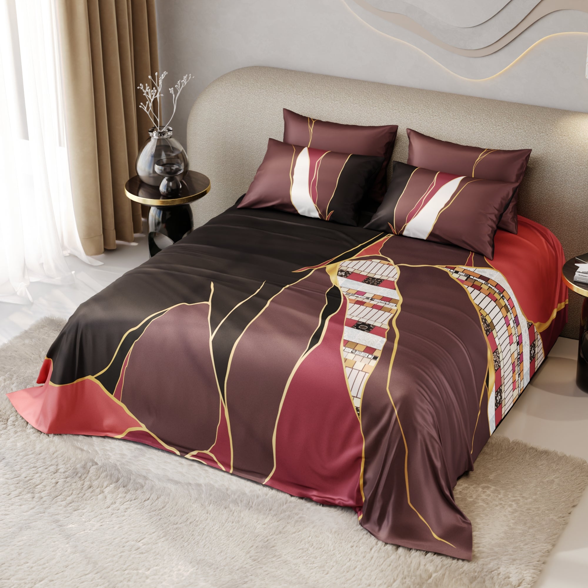 Amber Veil Bedsheet Set