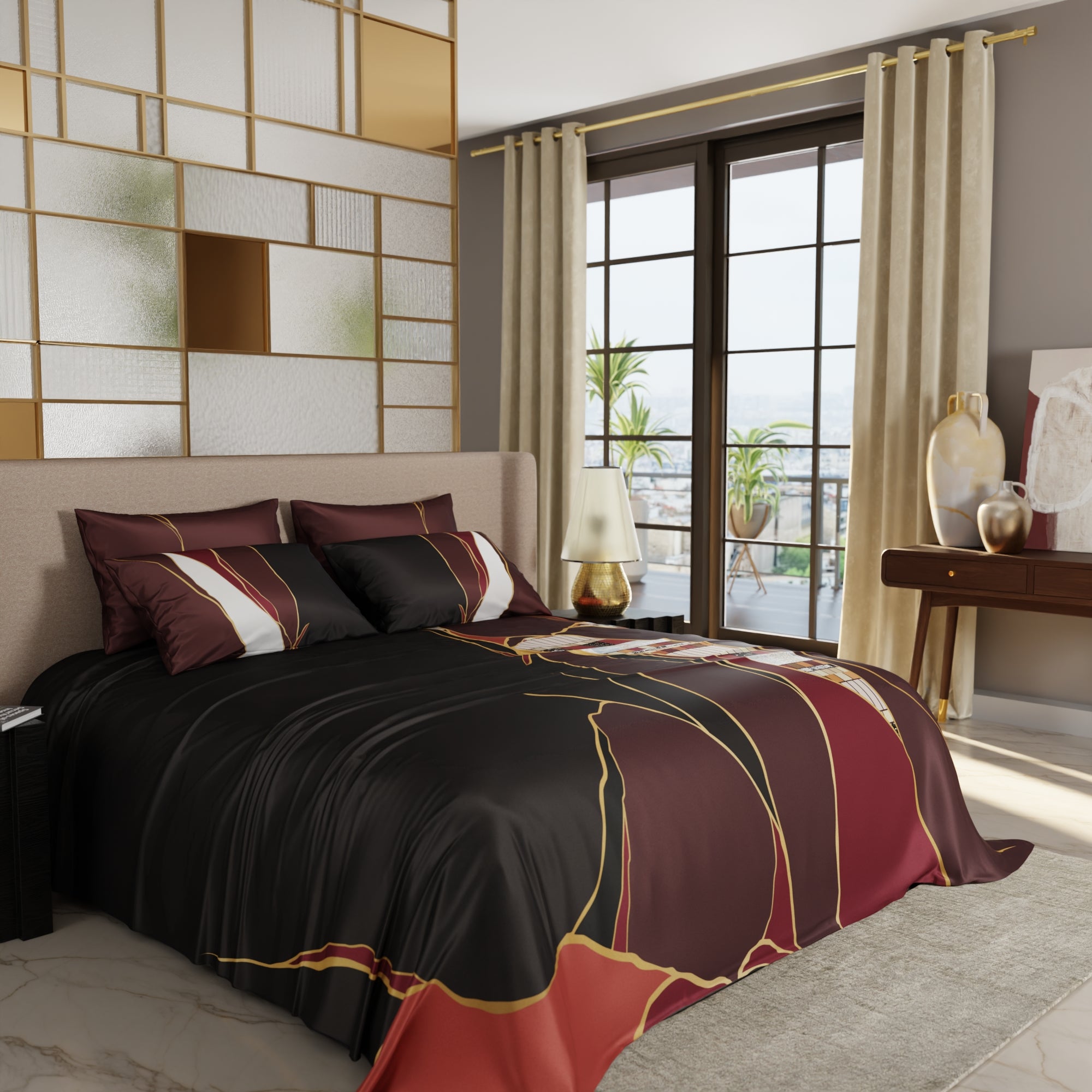 Amber Veil Bedsheet Set