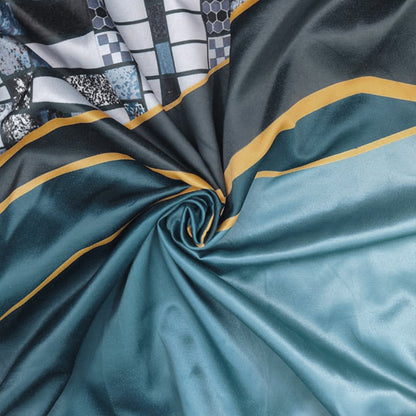 Teal Trance Bedsheet Set