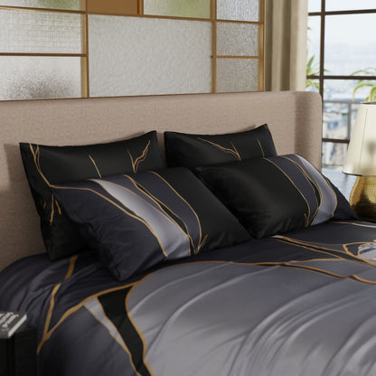 Charcoal Mirage Bedsheet Set