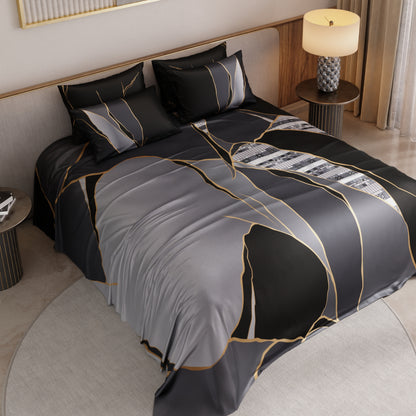 Charcoal Mirage Bedsheet Set