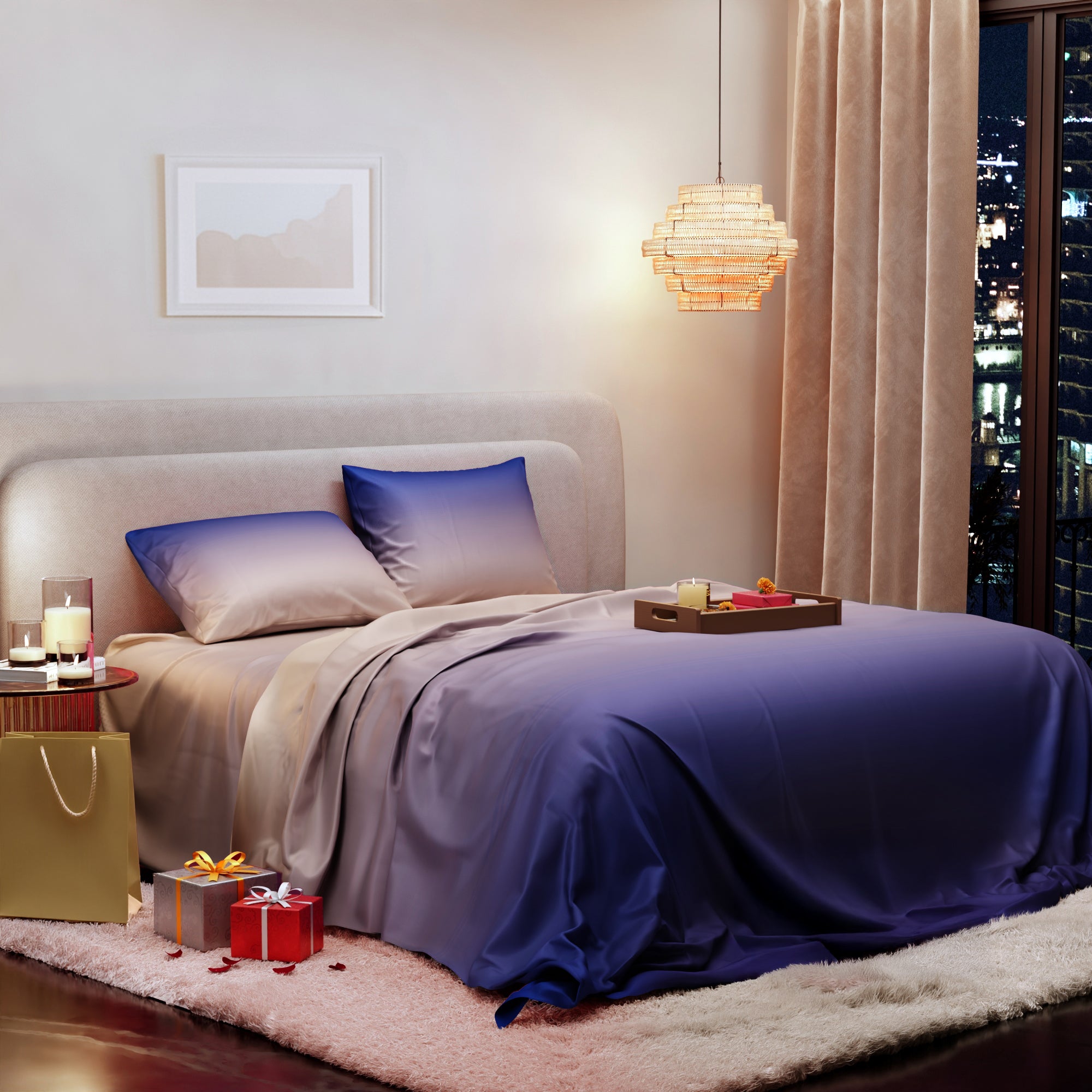 Evening Glow Bedsheet Set
