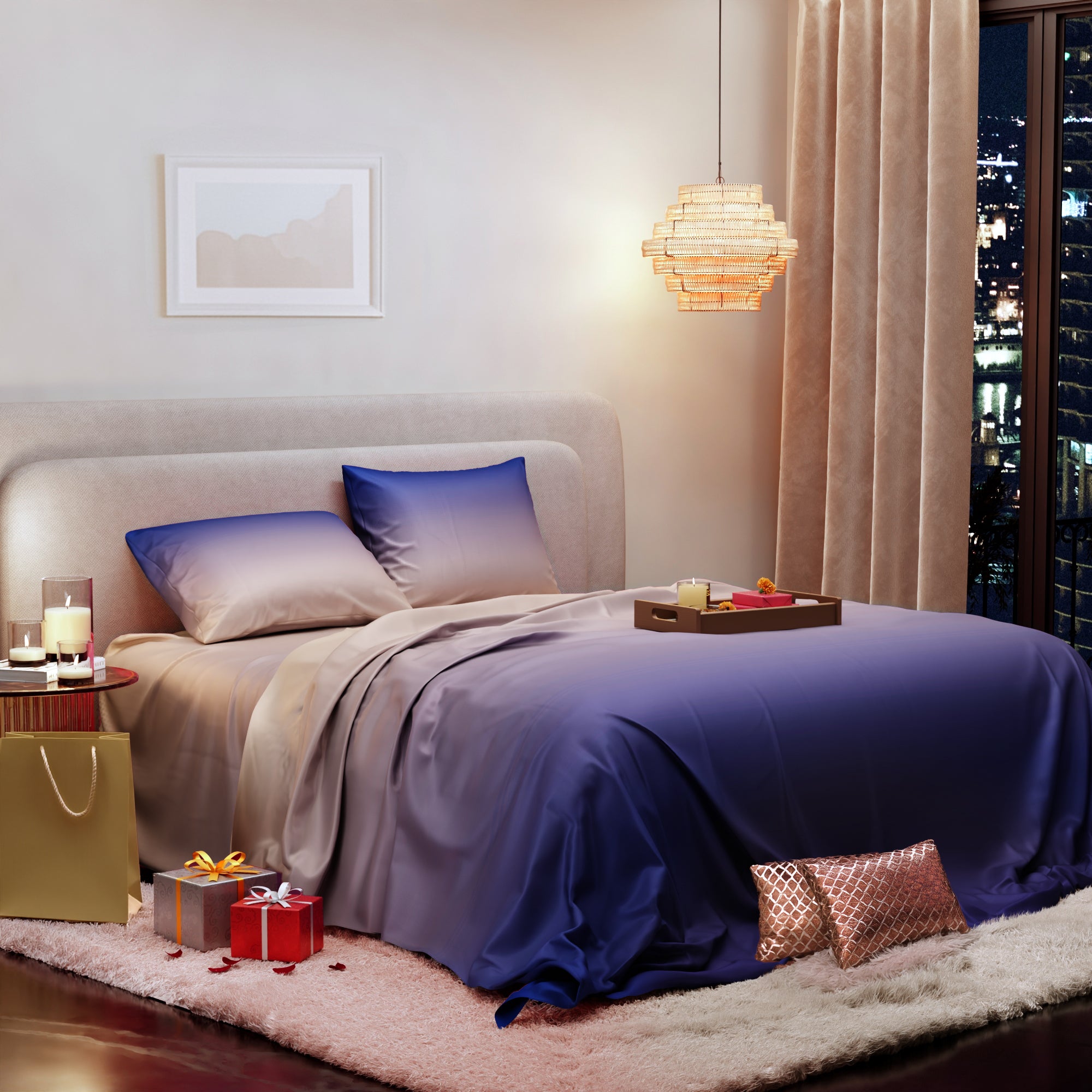 Evening Glow Bedsheet Set
