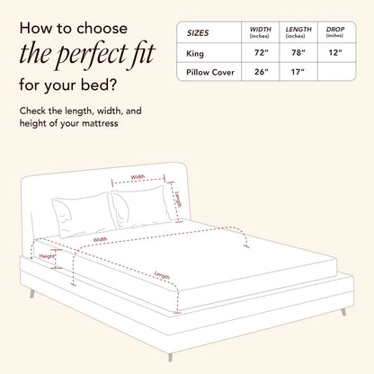 Azzure Dazzle  Luxstre Cotton Fitted Sheet Set