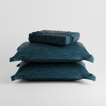 Azzure Dazzle  Luxstre Cotton Fitted Sheet Set