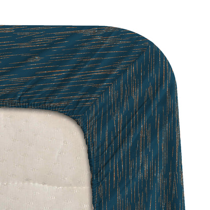 Azzure Dazzle  Luxstre Cotton Fitted Sheet Set