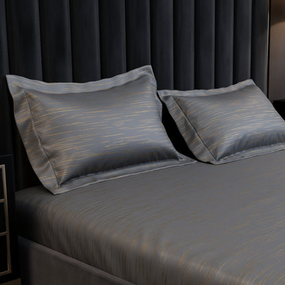 Golden Dusk  Luxstre Cotton Fitted Sheet Set