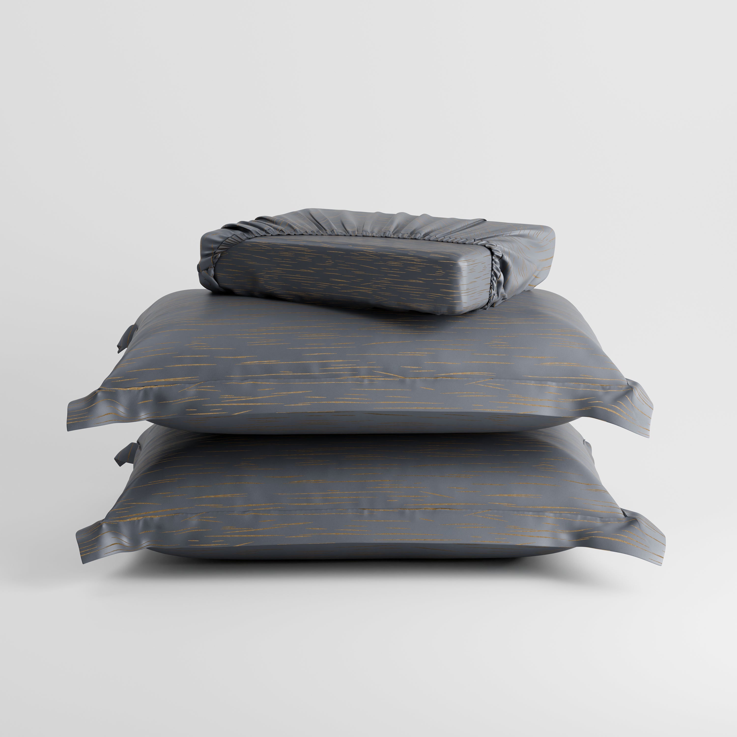 Golden Dusk  Luxstre Cotton Fitted Sheet Set