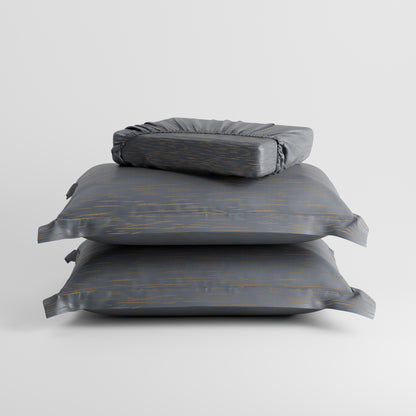 Golden Dusk  Luxstre Cotton Fitted Sheet Set