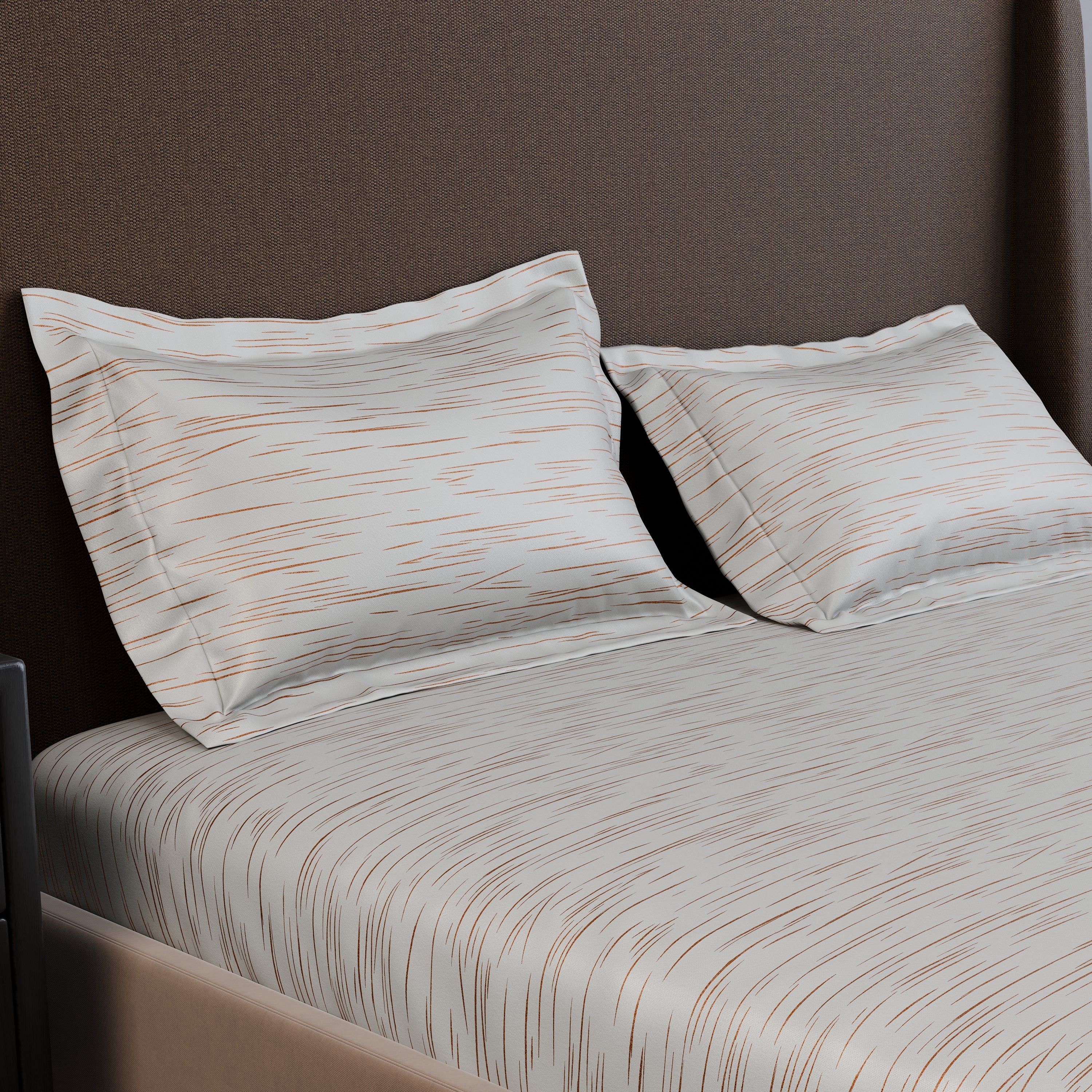 Ivory Rose  Luxstre Cotton Fitted Sheet Set