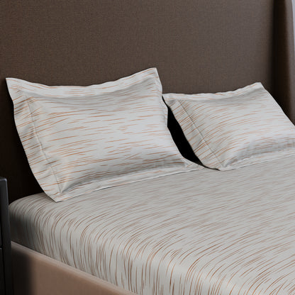Ivory Rose  Luxstre Cotton Fitted Sheet Set