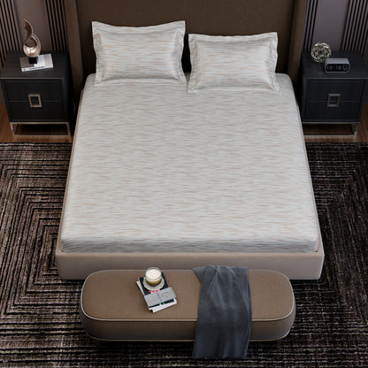 Ivory Rose  Luxstre Cotton Fitted Sheet Set