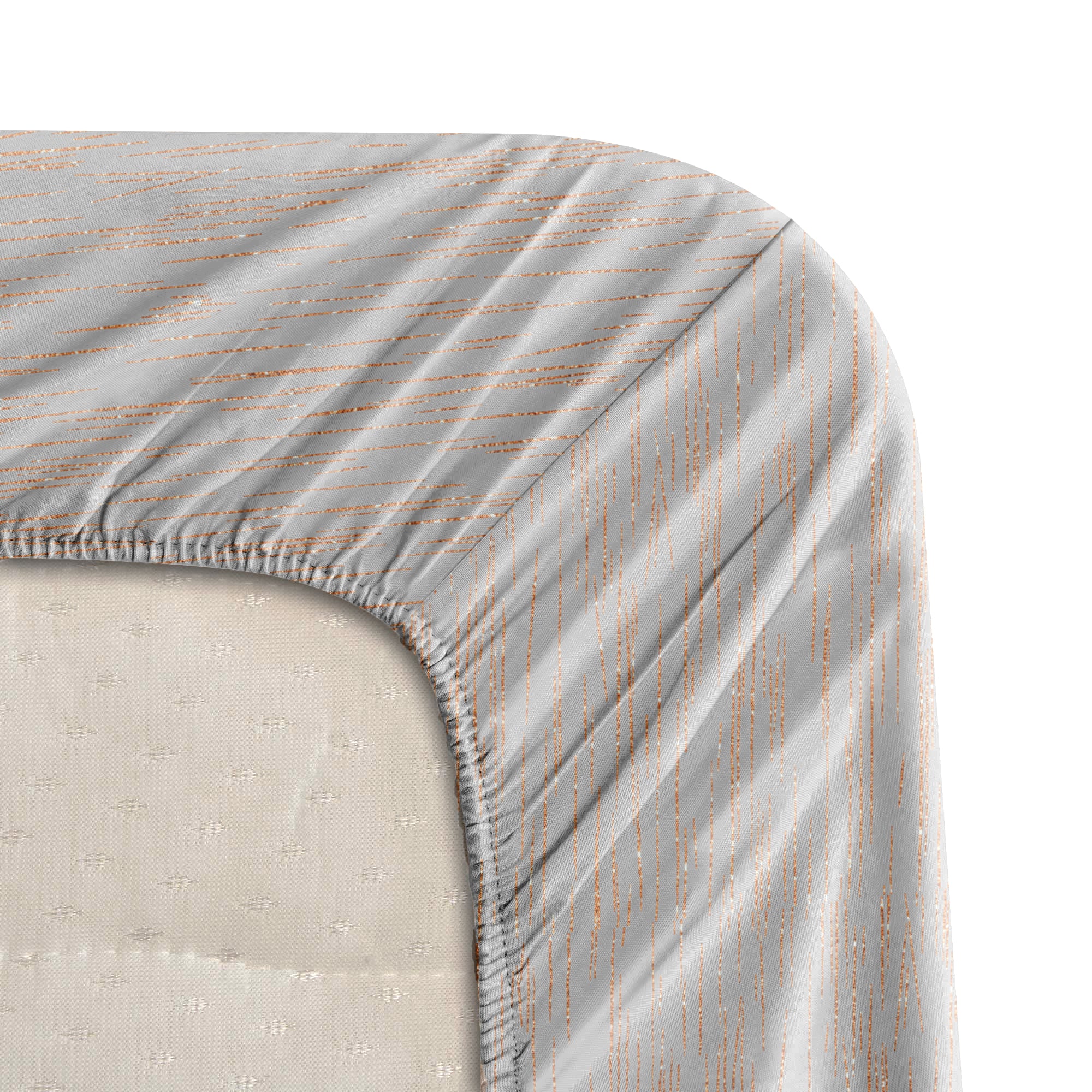 Ivory Rose  Luxstre Cotton Fitted Sheet Set