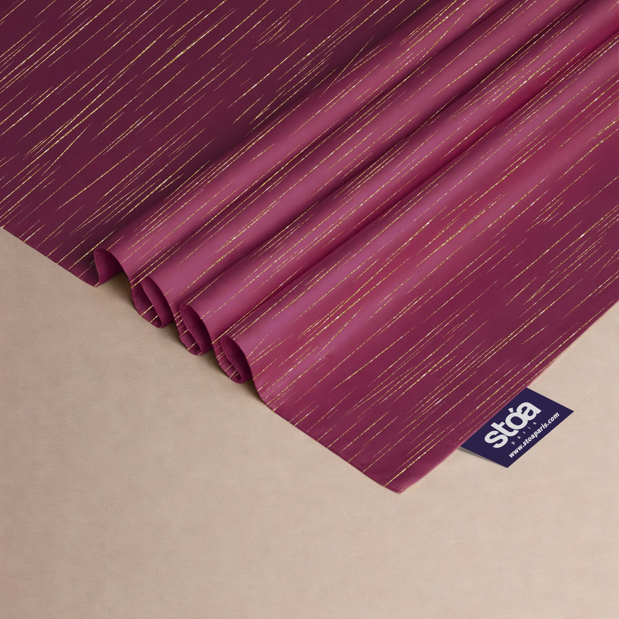 Crimson Radiance  Luxstre Cotton Bedsheet Set
