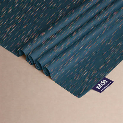 Azure Dazzle Luxstre Cotton Bedsheet Set