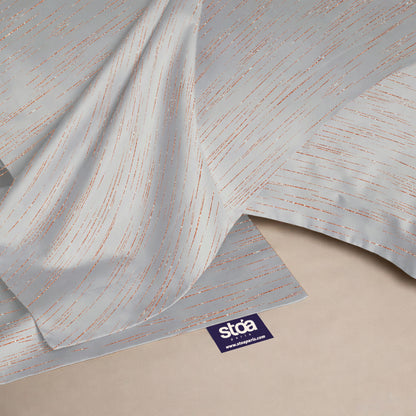 Ivory Rosé  Luxstre Cotton Bedsheet Set