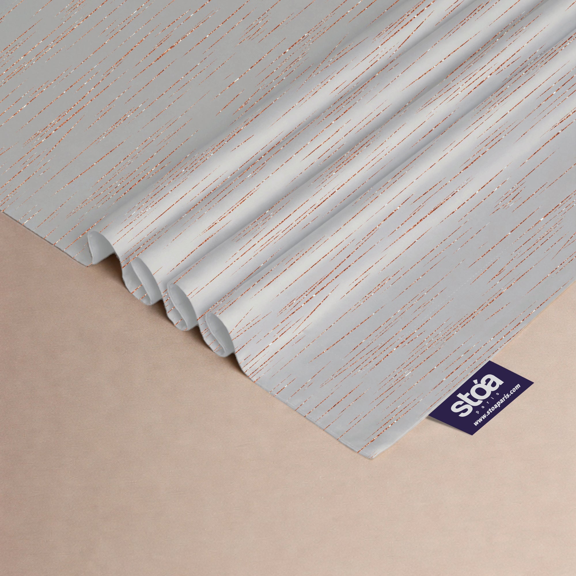 Ivory Rosé  Luxstre Cotton Bedsheet Set