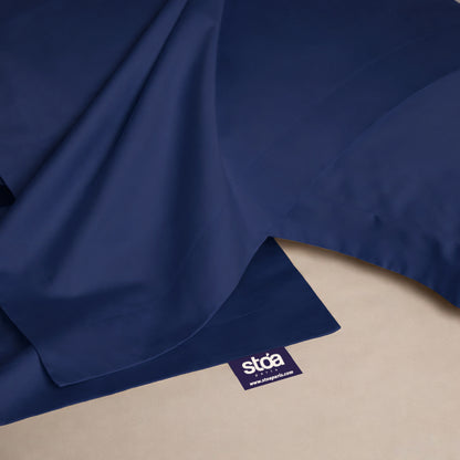 Sapphire Night Luxstre Cotton Bed Sheet Set