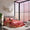 Coral Veil Ultra Satin Bedsheet Set