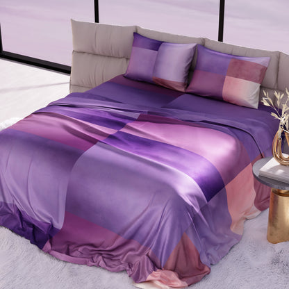 Lavender Haze Ultra Satin Bedsheet Set
