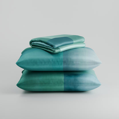 Dewdrop Bloom Ultra Satin Bedsheet Set