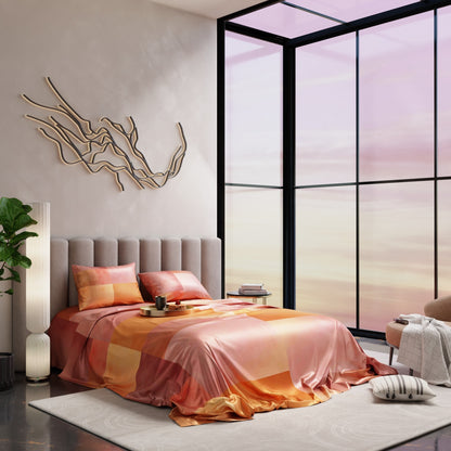 Honey Mist Ultra Satin Bedsheet Set