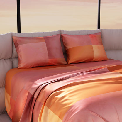 Honey Mist Ultra Satin Bedsheet Set