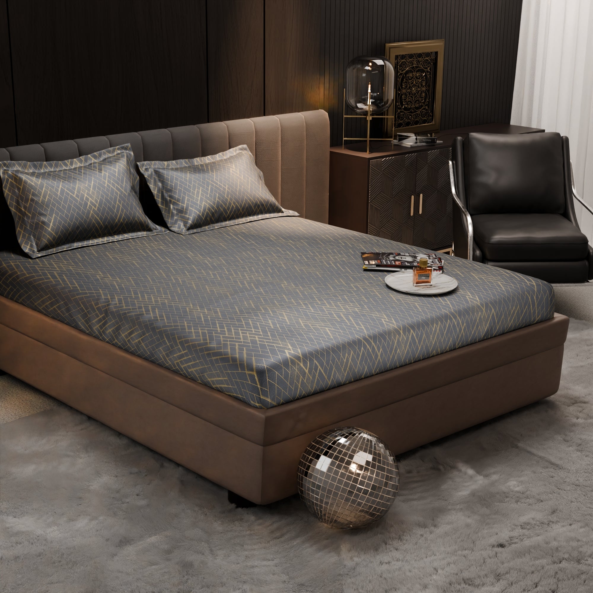 Twilight in Saint-Tropez Fitted Bedsheet Set