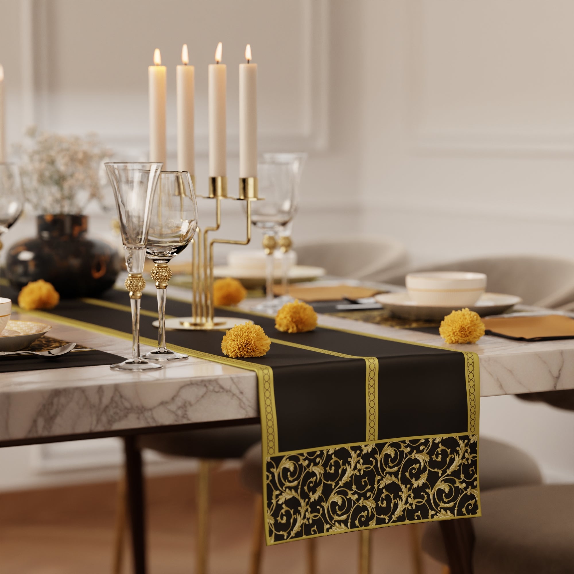 Truffle Elegance Table Linen Set