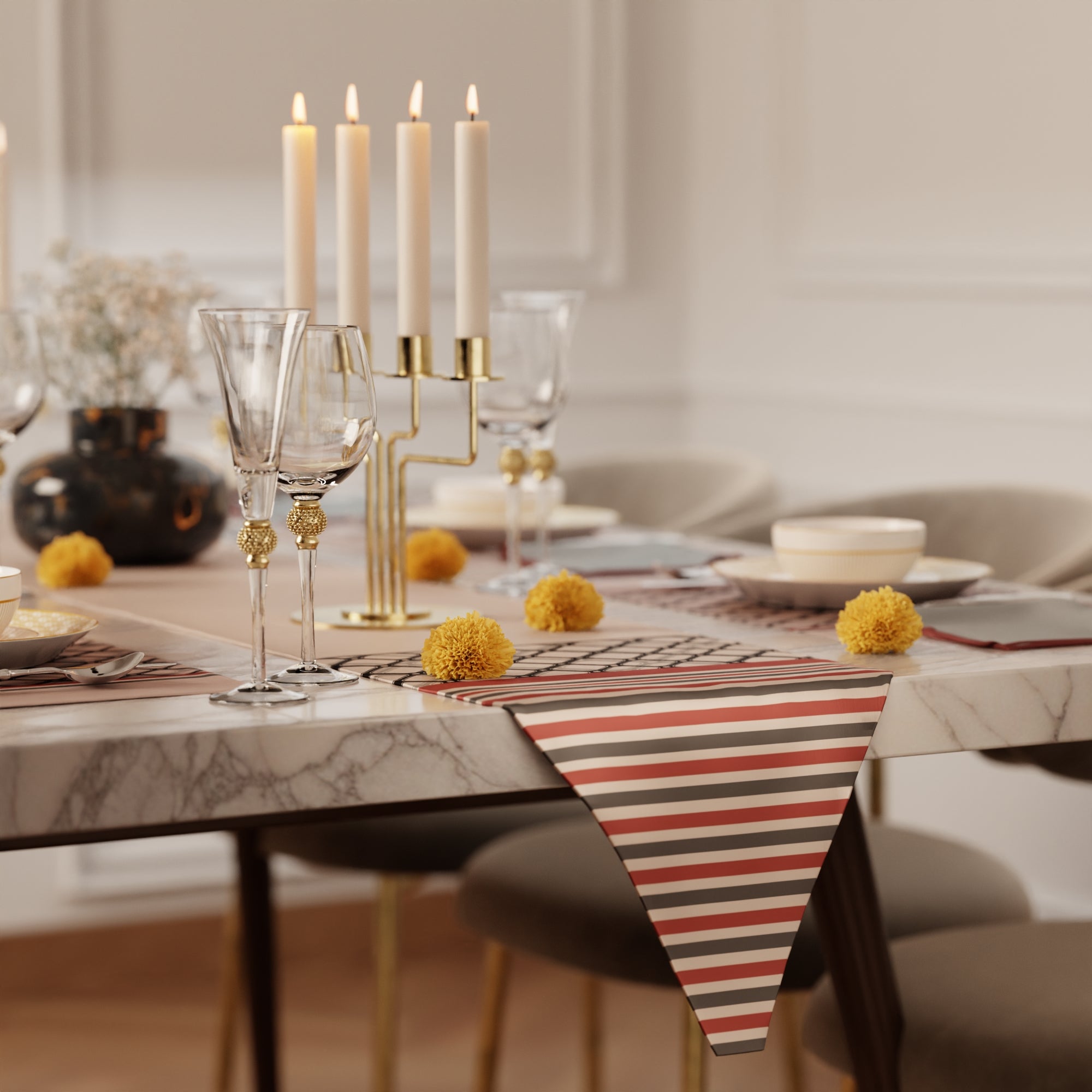 Rosewood Revelry Table Linen Set