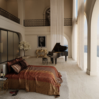 Golden Savannah Enriched Cotton Bedsheet Set