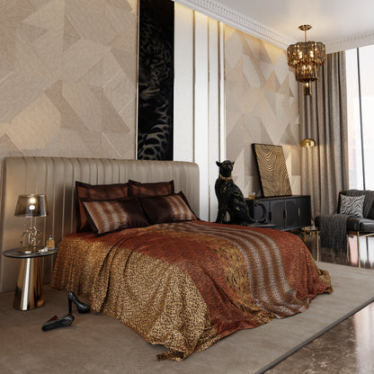 Golden Savannah Enriched Cotton Bedsheet Set