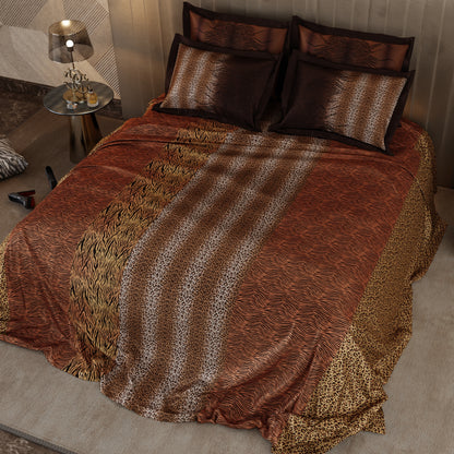 Golden Savannah Enriched Cotton Bedsheet Set