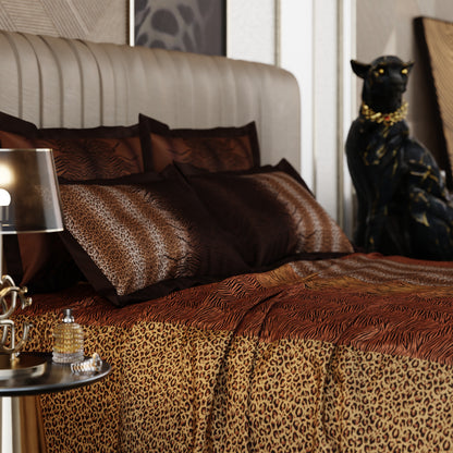 Golden Savannah Enriched Cotton Bedsheet Set