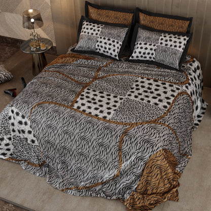Primal Elegance Enriched Cotton Bedsheet Set