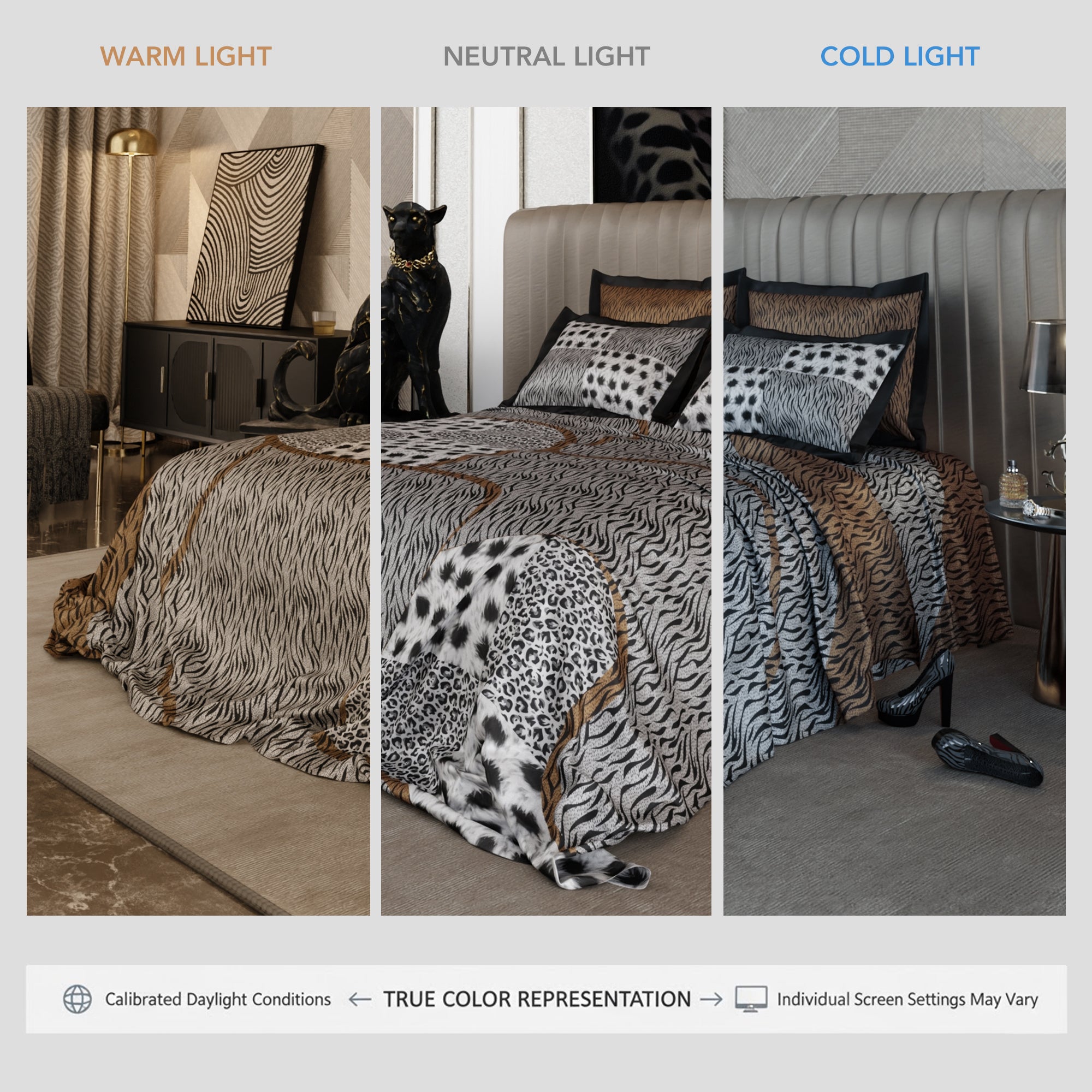 Primal Elegance Enriched Cotton Bedsheet Set