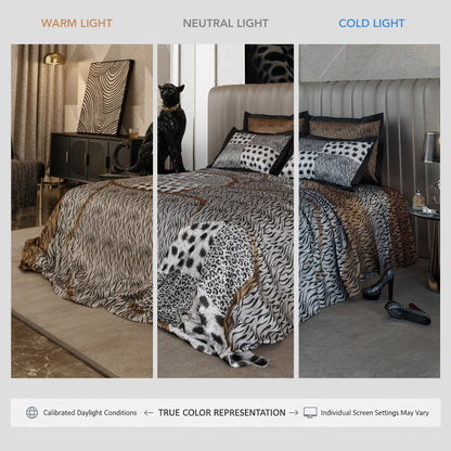 Primal Elegance Enriched Cotton Bedsheet Set