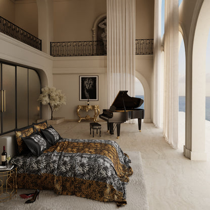 Eternal Chase Enriched Cotton Bedsheet Set