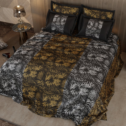 Eternal Chase Enriched Cotton Bedsheet Set