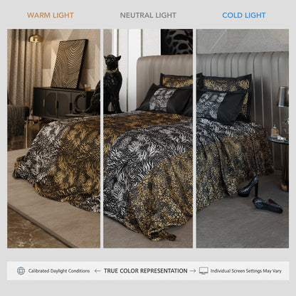 Eternal Chase Enriched Cotton Bedsheet Set