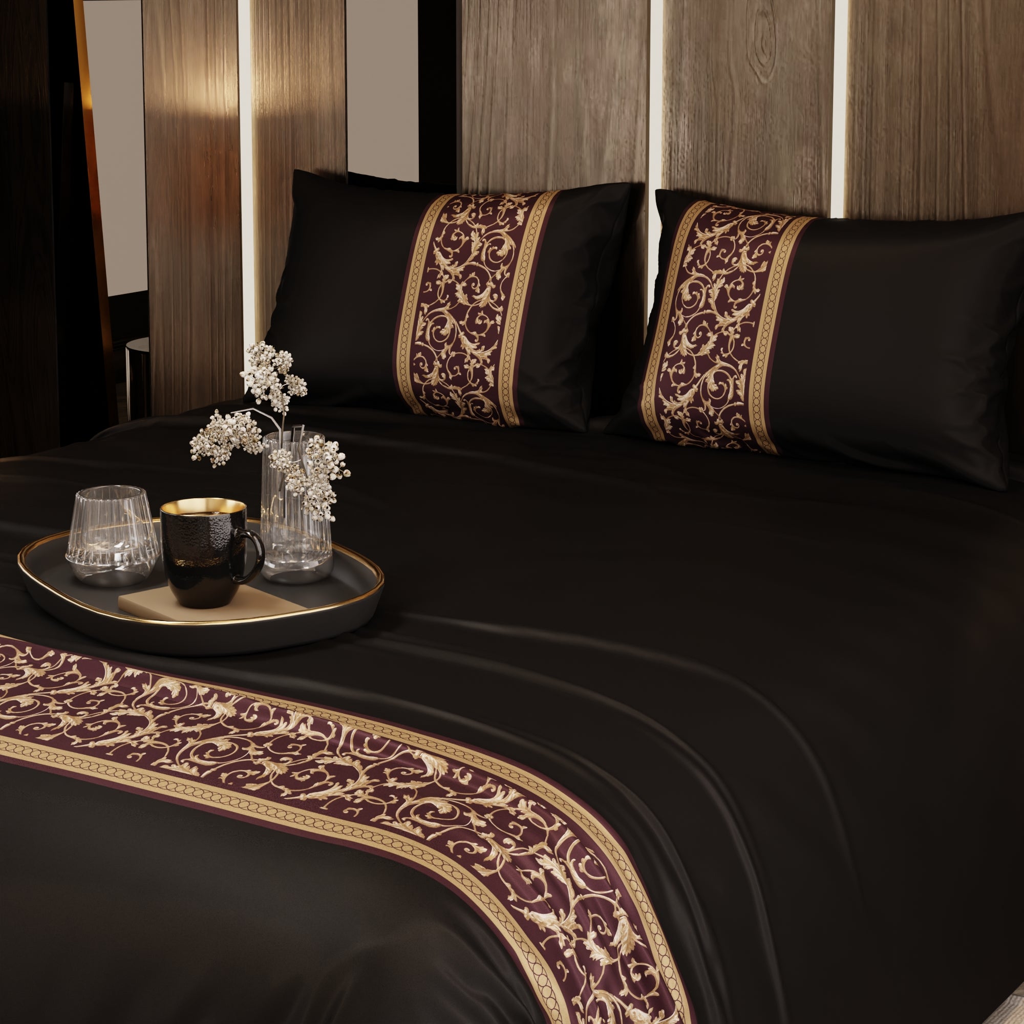 Versailles Vista Grandeur Double Bedsheet Set