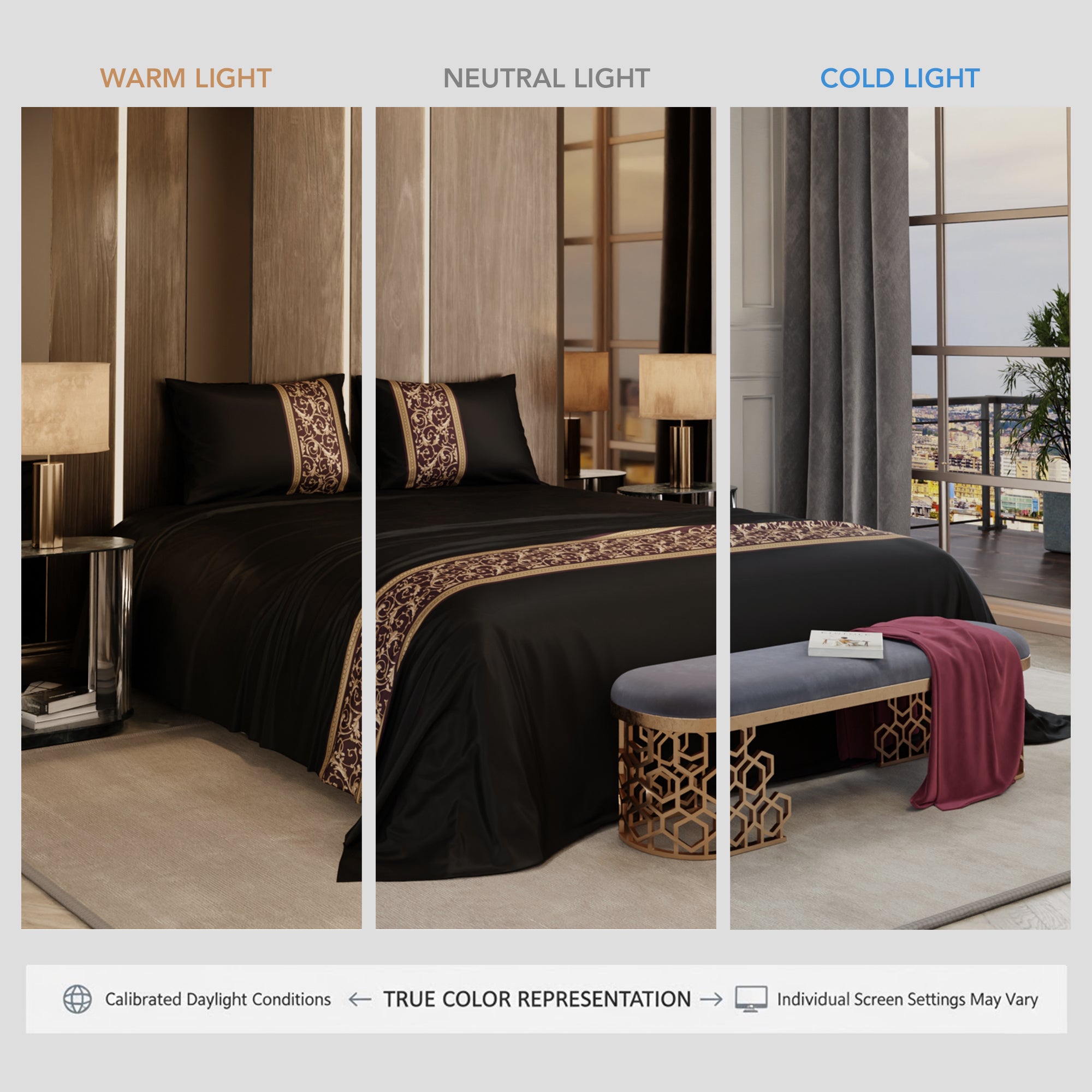Versailles Vista Grandeur Double Bedsheet Set